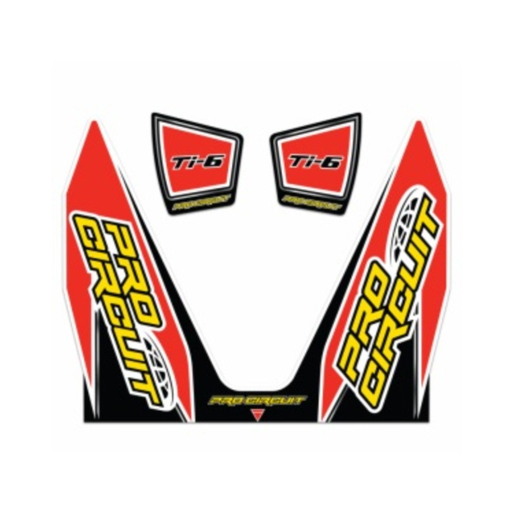 Exhaust stickers - PRO CIRCUIT - for TI-6