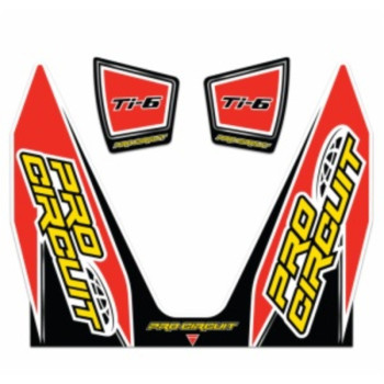 Exhaust stickers - PRO CIRCUIT - for TI-6
