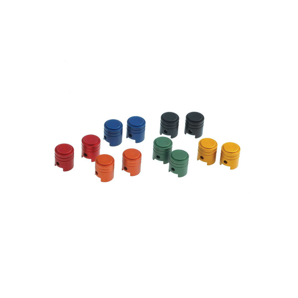 RFX Sport Valve Caps (Piston/Orange) 2 pcs