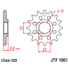 Pignon JT SPROCKETS acier standard 1901 - 520