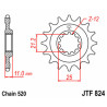JT SPROCKETS standard steel sprocket 824 - 520