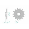 Pignon AFAM acier standard 94215 - 520