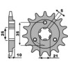 Standard steel PBR sprocket 412 - 520