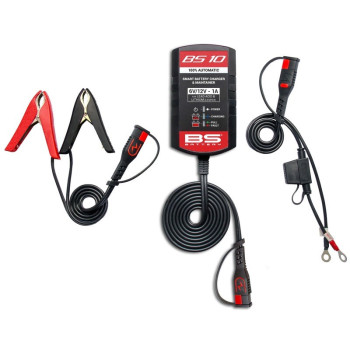 BS BATTERY BS10 Smart Battery Charger - 6V/12V 1A