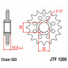 Pignon JT SPROCKETS acier standard 1269 - 520