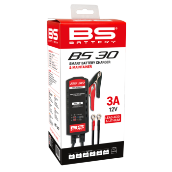 BS BATTERY BS30 Smart Battery Charger - 12V 3A