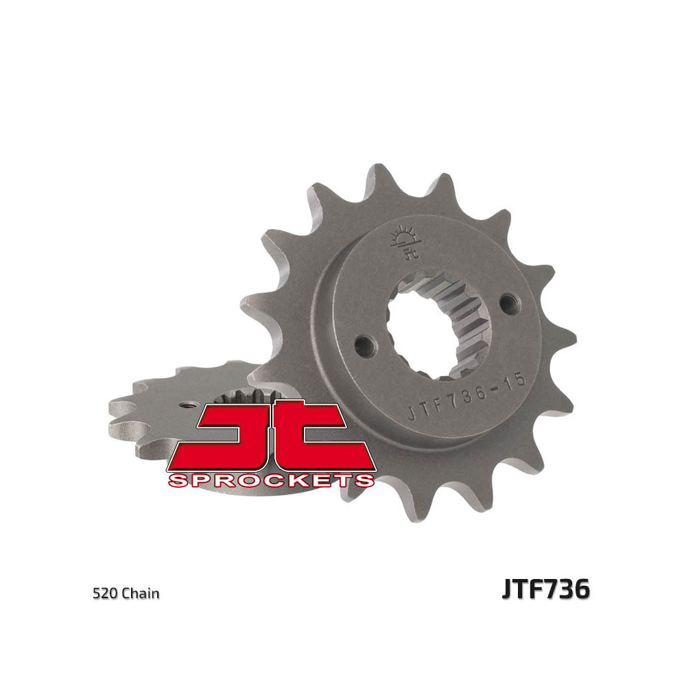Pignon JT SPROCKETS acier standard 736 - 520