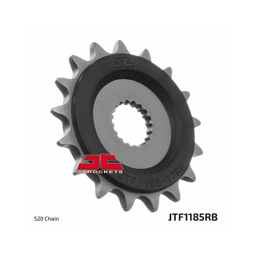Pignon JT SPROCKETS 17 dents acier anti-bruit pas 520 type 1185