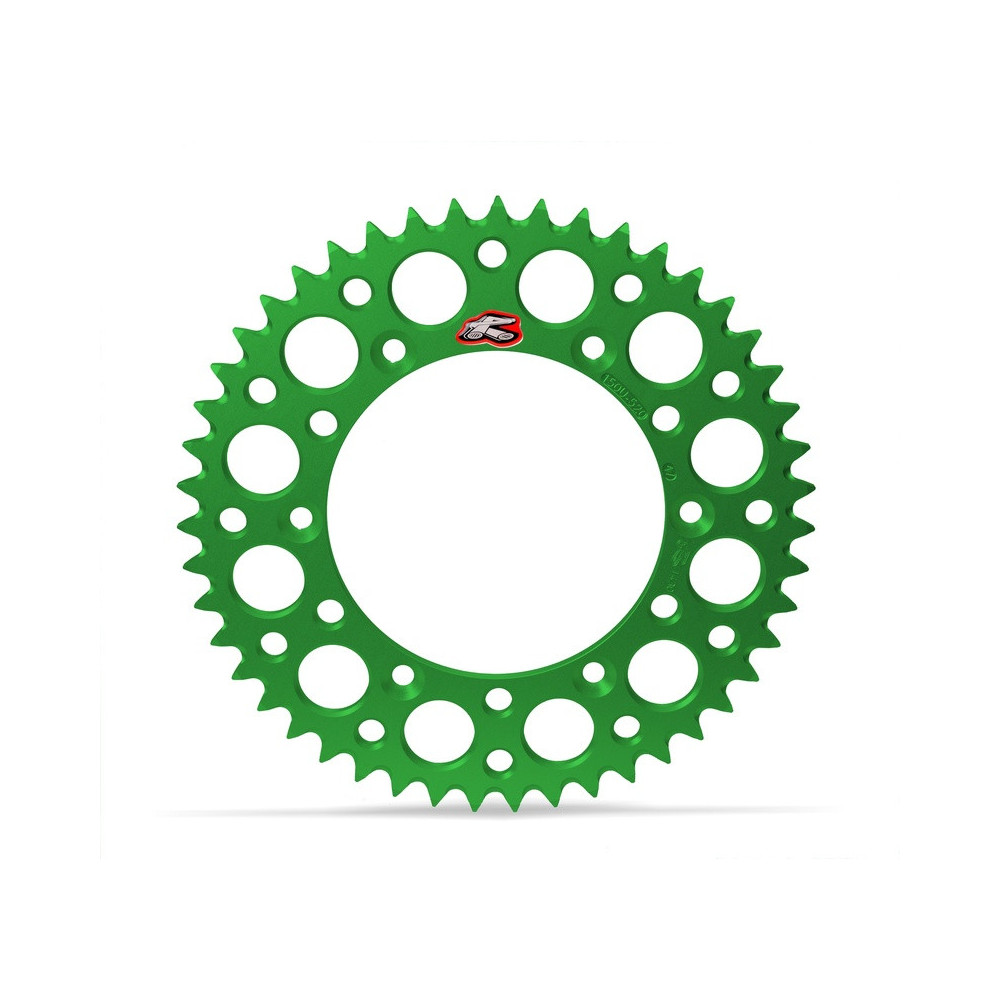 Couronne RENTHAL aluminium Ultra-Light anti-boue 112U - 520