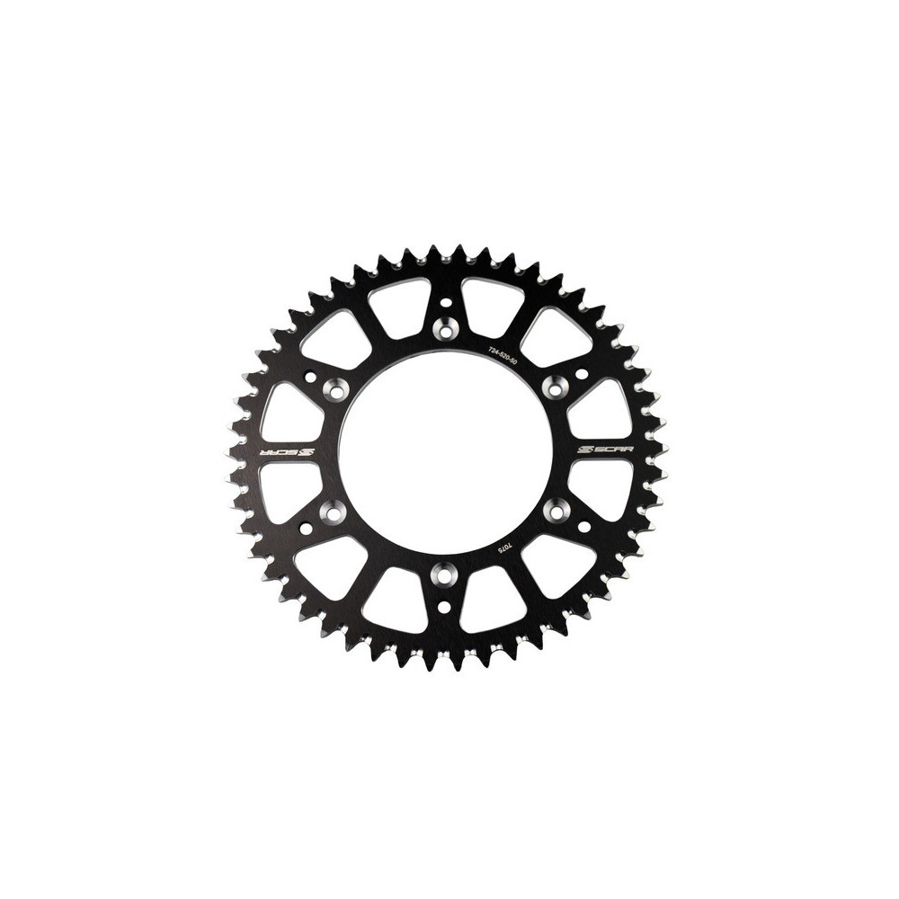 Couronne SCAR aluminium ultra-light anti-boue SRS130 - 520